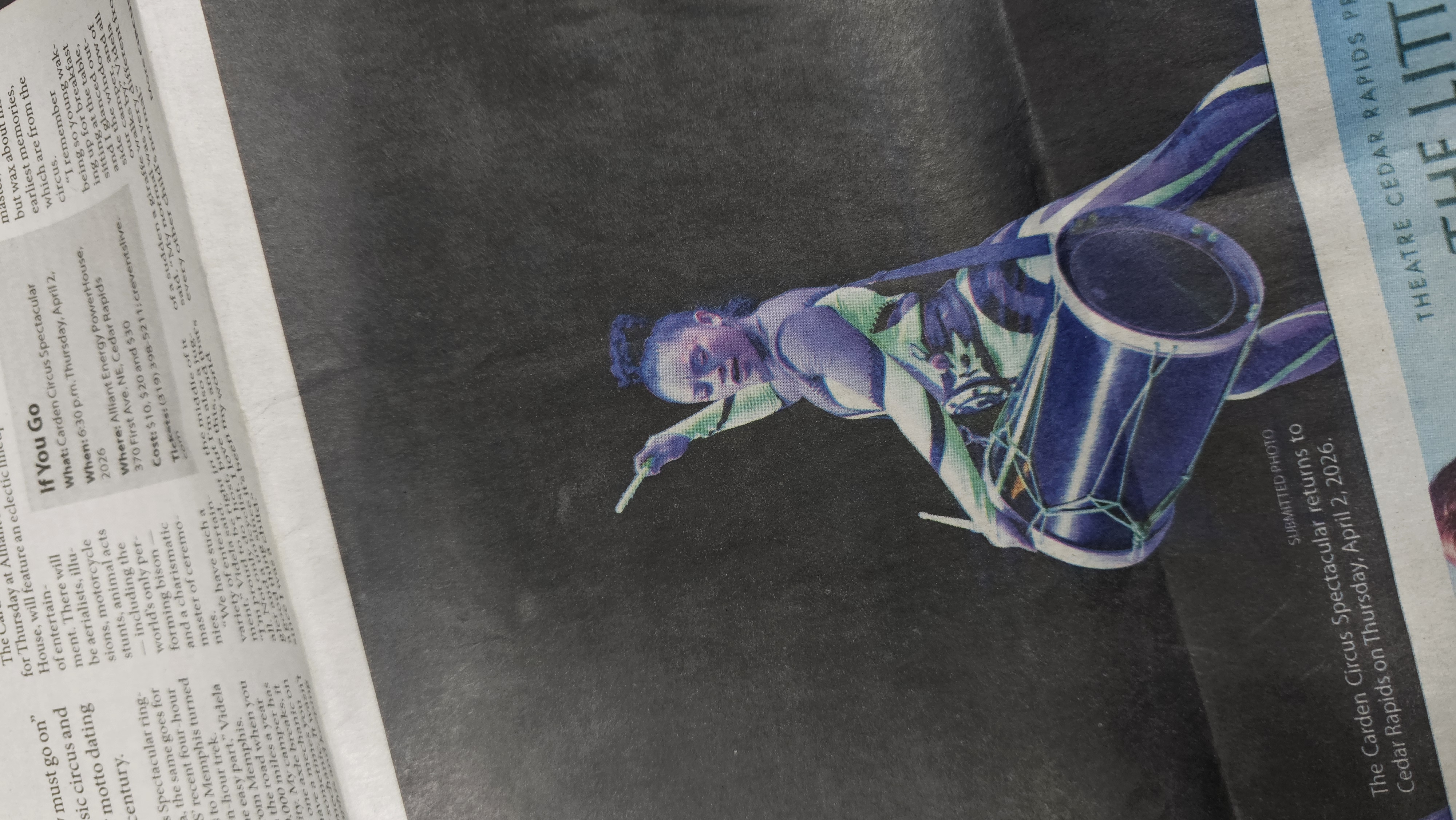 A moment, in print
